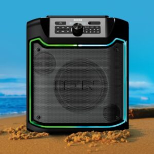 ION Trailblazer - High-Power All-Weather Rechargeable Bluetooth Speaker with Qi Wireless Charging