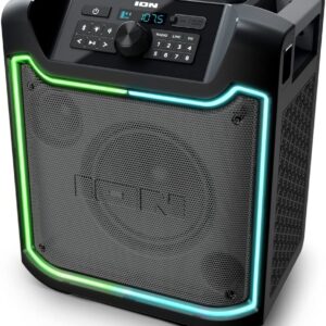 ION Trailblazer - High-Power All-Weather Rechargeable Bluetooth Speaker with Qi Wireless Charging