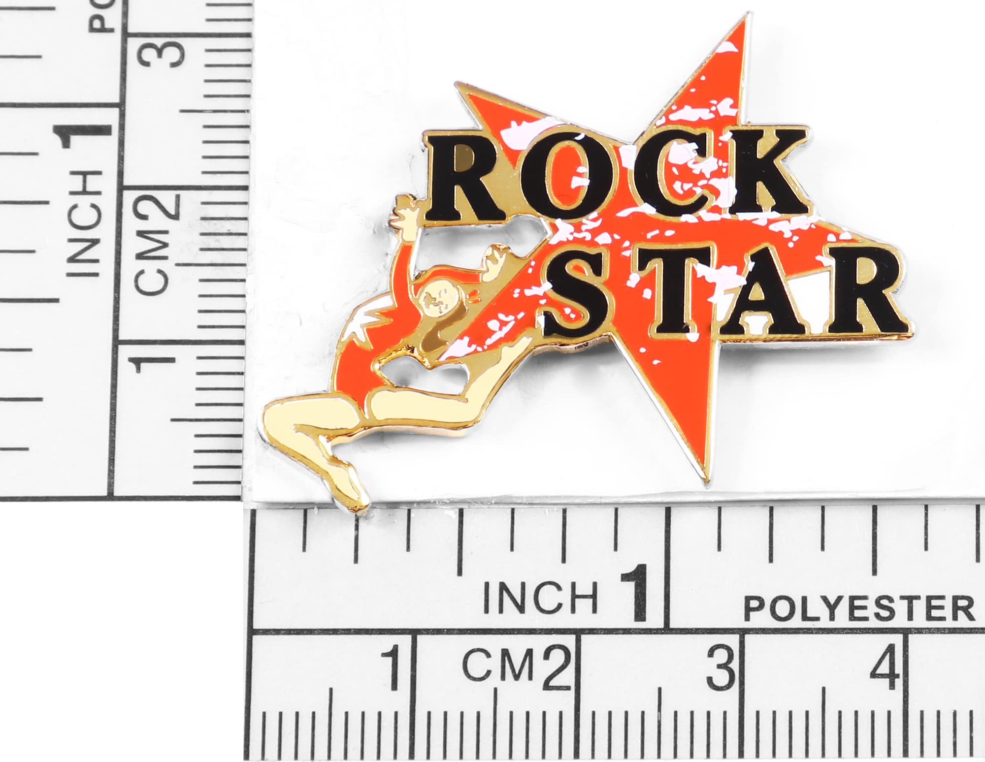 Snowflake Designs Rock Star Gymnastics Pin - #1954