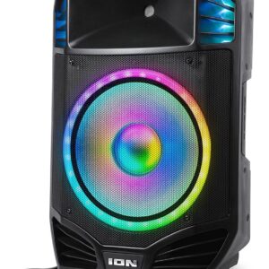 Ion Total PA Premier 500-Watt Party Speaker - Robust High-Power and Bright Sound with LED Visual Effects and Microphone (Renewed)