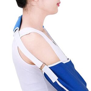 QIANMEI Fixed Elbow Brace Shoulder Immobilizer,Arm Support Sling Lightweight Breathable Suitable for Elbow Joint Fixation, Shoulder Clavicle Injuries, Arm Fractures and Use After Surgery