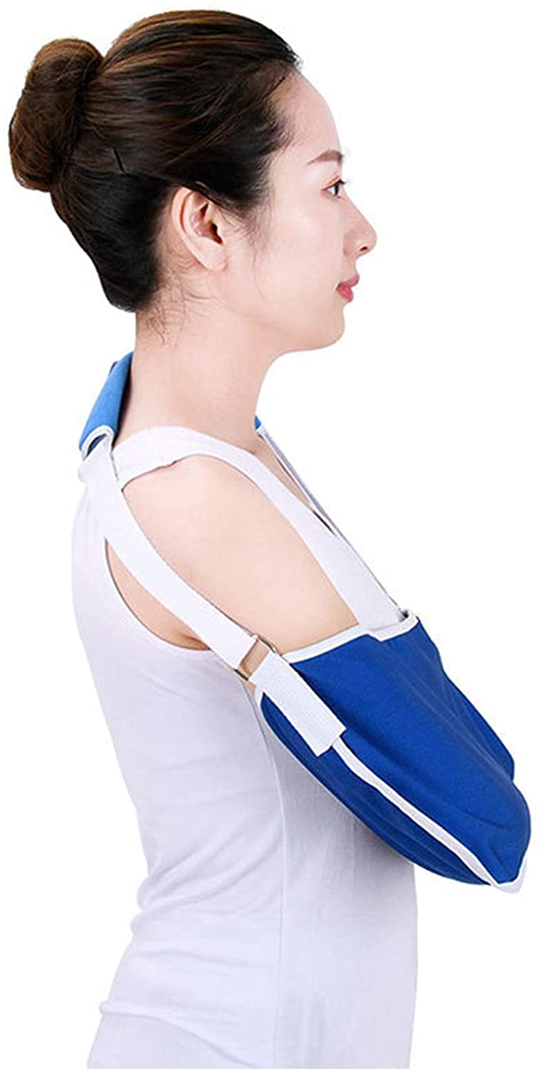 QIANMEI Fixed Elbow Brace Shoulder Immobilizer,Arm Support Sling Lightweight Breathable Suitable for Elbow Joint Fixation, Shoulder Clavicle Injuries, Arm Fractures and Use After Surgery