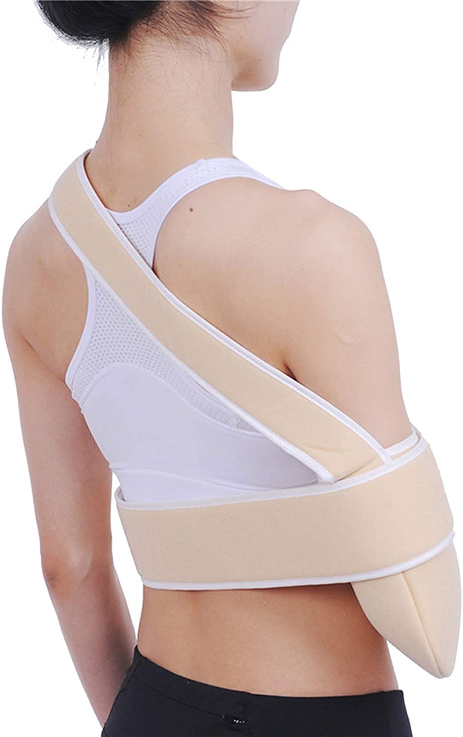 QIANMEI Fixed Elbow Brace Ergonomic Shoulder Strap, Arm Sling Shoulder Rotator Cuff Support Bracket, Medical Support Belt for Fractures Injury Support, Shoulder Surgery