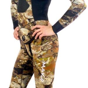 MAKO Spearguns Womens Spearfishing Wetsuit 3D Yamamoto Reef Camo 3mm 2 Piece (Medium)