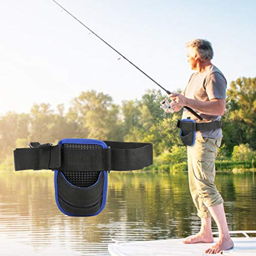 Kadimendium Fishing Waist Belt, Waterproof Fishing Tools Practical Exquisite Sturdy Portable Prevent Damage for Outdoor Fishing(Fishing Belly top Belt)