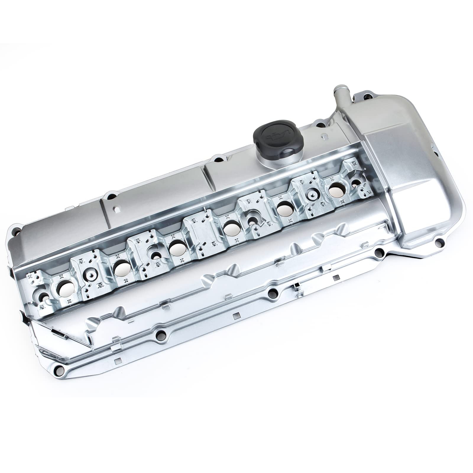 MITZONE Upgrade Aluminum Valve Cover Kit Compatible with 1998-08/2002 BMW Z3 323i 325i 328i 330i 525i 528i 530i X5 M52 M54 2.5L 2.8L 3.0L Part 11121432928