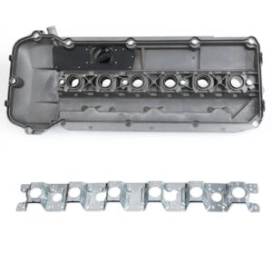 MITZONE Upgrade Aluminum Valve Cover Kit Compatible with 1998-08/2002 BMW Z3 323i 325i 328i 330i 525i 528i 530i X5 M52 M54 2.5L 2.8L 3.0L Part 11121432928