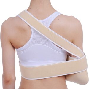 QIANMEI Fixed Elbow Brace Ergonomic Shoulder Strap, Arm Sling Shoulder Rotator Cuff Support Bracket, Medical Support Belt for Fractures Injury Support, Shoulder Surgery