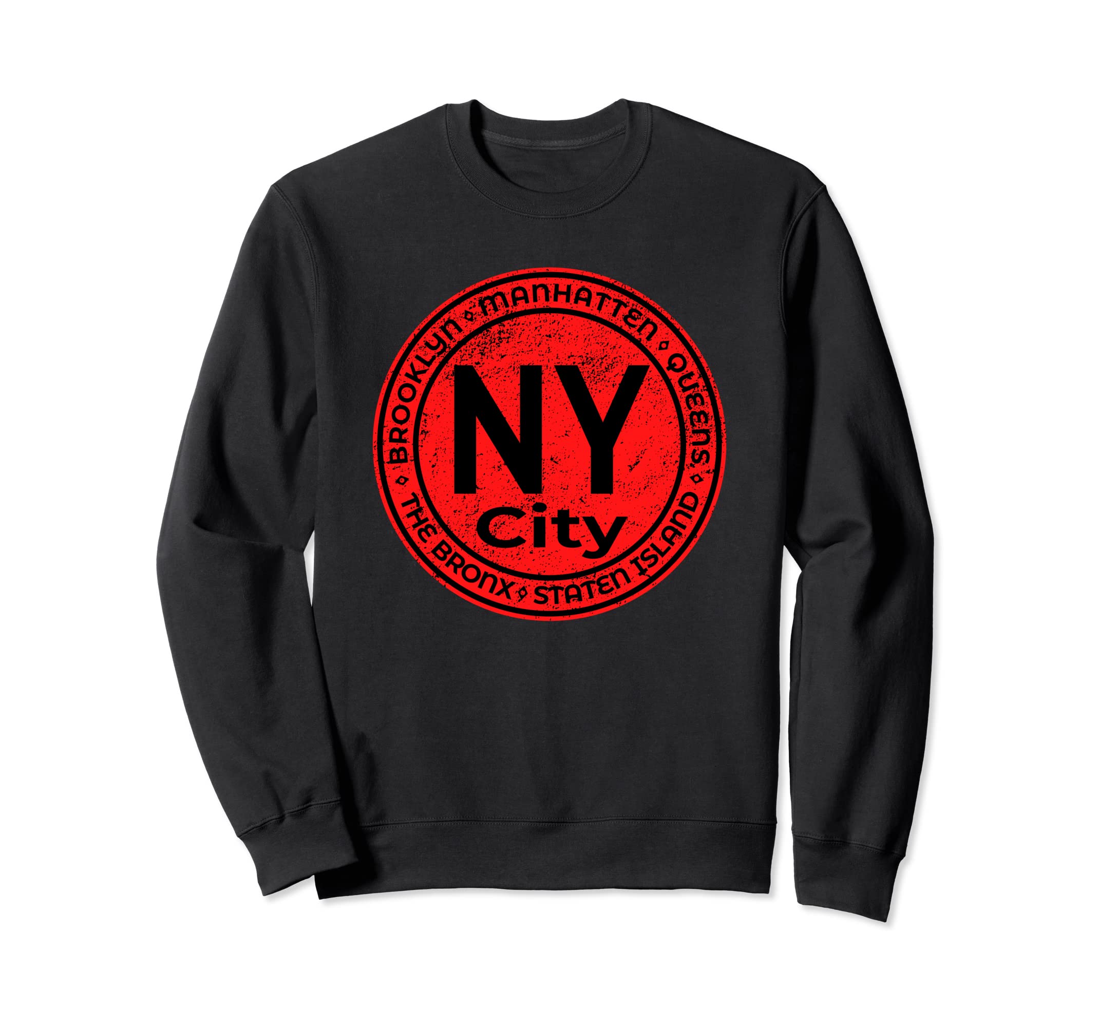 The Five Boroughs Of New York Circle Souvenir Gift Design Sweatshirt