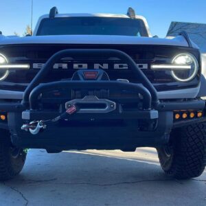 M&R Automotive LED Lights with Mounts and Hardware,Ultra-Bright 2021+ FORD BRONCO LED M&R MODULAR BUMPER FOG LIGHT KIT,Easy Install LED Light in 16000 LumenWhite and dual function AMBER DRL,BroncoTOP