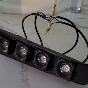 M&R Automotive LED Lights with Mounts and Hardware,Ultra-Bright 2021+ FORD BRONCO LED M&R MODULAR BUMPER FOG LIGHT KIT,Easy Install LED Light in 16000 LumenWhite and dual function AMBER DRL,BroncoTOP