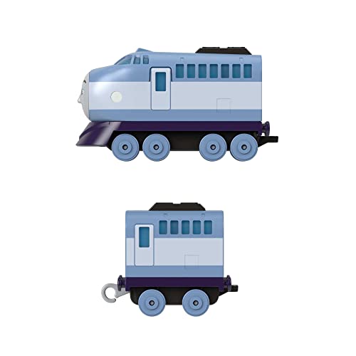 Thomas & Friends Fisher-Price die-cast Push-Along Kenji Toy Train Engine for Preschool Kids Ages 3+