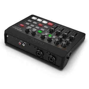 Roland AeroCaster Live Streaming System – Powerful Wireless Multi-Camera Production Solution with Hardware Controller/Audio Interface and Full-Featured iPad app (Black)