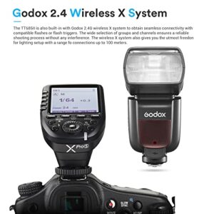 Godox TT685II-O TT685IIO Flash for Olympus, 2.4G Speedlight HSS 1/8000s Flash GN60, TCM Instant Conversion, Quick-Release Lock, TTL Flash Speedlite Compatible for Olympus Panasonic Cameras