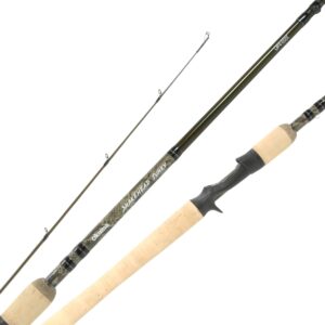 okuma fishing tackle snakehead junky 24 ton carbon ufr tip durable rod, sj-c-731h, black, 7'3" h