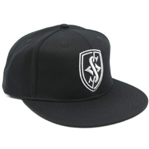 rotary13b1 silvia logo - baseball hat - black flat brim