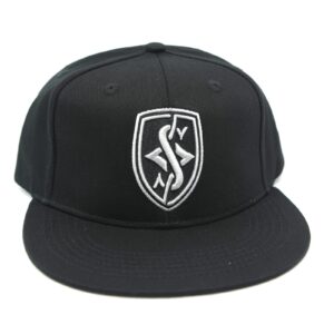 Rotary13B1 Silvia Logo - Baseball Hat - Black Flat Brim