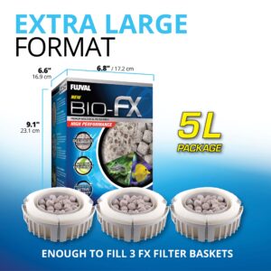 Fluval BIO-FX, Biological Aquarium Filter Media Suitable for Most Aquariums and Filters, 5 Liters