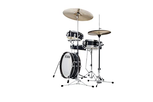 Tama Club-JAM Pancake LJK48P 4-piece Shell Pack with Snare Drum - Hairline Black