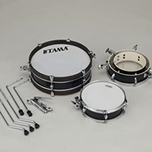 Tama Club-JAM Pancake LJK48P 4-piece Shell Pack with Snare Drum - Hairline Black