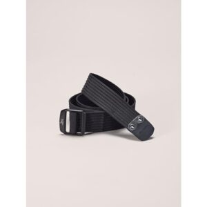 Arc'teryx Conveyor Belt 38mm | 38MM Webbing Belt with a Metal Buckle | Black, Medium