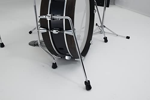 Tama Club-JAM Pancake LJK48P 4-piece Shell Pack with Snare Drum - Hairline Black