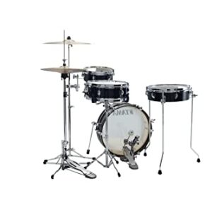 Tama Club-JAM Pancake LJK48P 4-piece Shell Pack with Snare Drum - Hairline Black