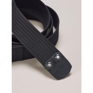 Arc'teryx Conveyor Belt 38mm | 38MM Webbing Belt with a Metal Buckle | Black, Medium