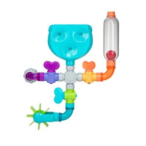 Nuby Wacky Waterworks Pipes Bath Toy with Interactive Features for Cognitive Development