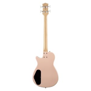 Gretsch G2220 Electromatic Junior Jet Bass II Short-Scale 4-String Right-Handed Guitar with Basswood Body (Shell Pink)