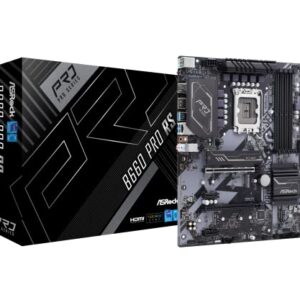 ASRock B660M ATX Motherboard B660 Pro RS Intel B660 Series CPU (LGA1700) Compatible