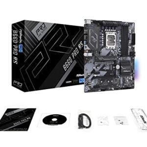 ASRock B660M ATX Motherboard B660 Pro RS Intel B660 Series CPU (LGA1700) Compatible