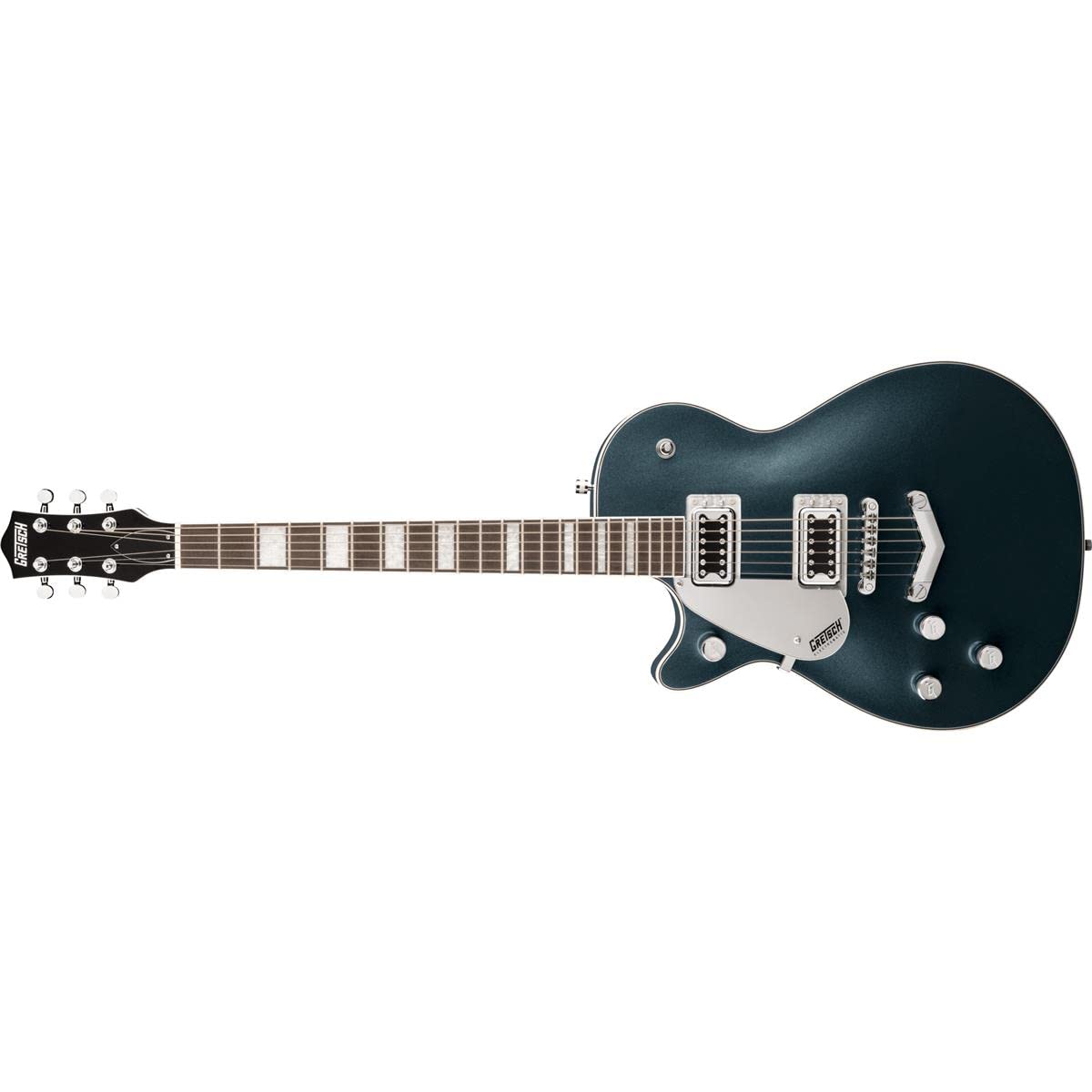 Gretsch G5220LH Electromatic Jet BT Single-Cut Electric Guitar with V-Stoptail, Laurel Fingerboard (Left-Handed, Jade Grey Metallic)