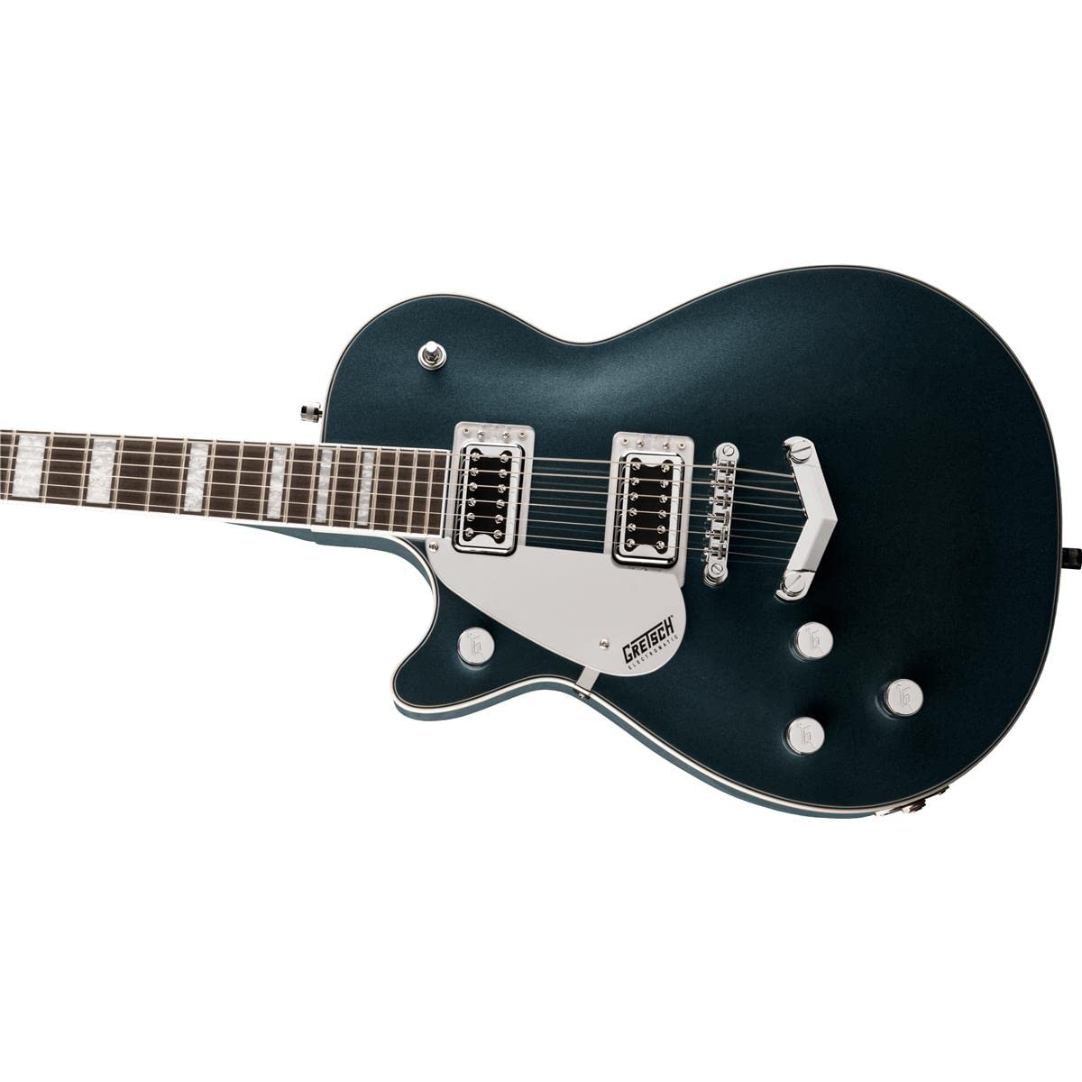 Gretsch G5220LH Electromatic Jet BT Single-Cut Electric Guitar with V-Stoptail, Laurel Fingerboard (Left-Handed, Jade Grey Metallic)