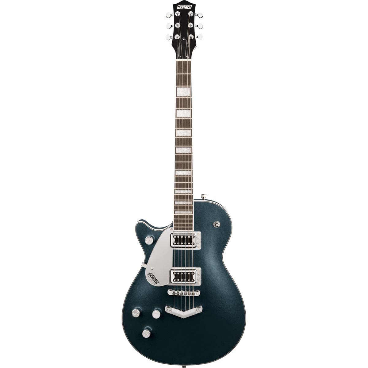 Gretsch G5220LH Electromatic Jet BT Single-Cut Electric Guitar with V-Stoptail, Laurel Fingerboard (Left-Handed, Jade Grey Metallic)