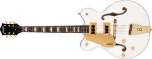 gretsch g5422glh electromatic classic hollowbody double-cut left-handed - snowcrest white