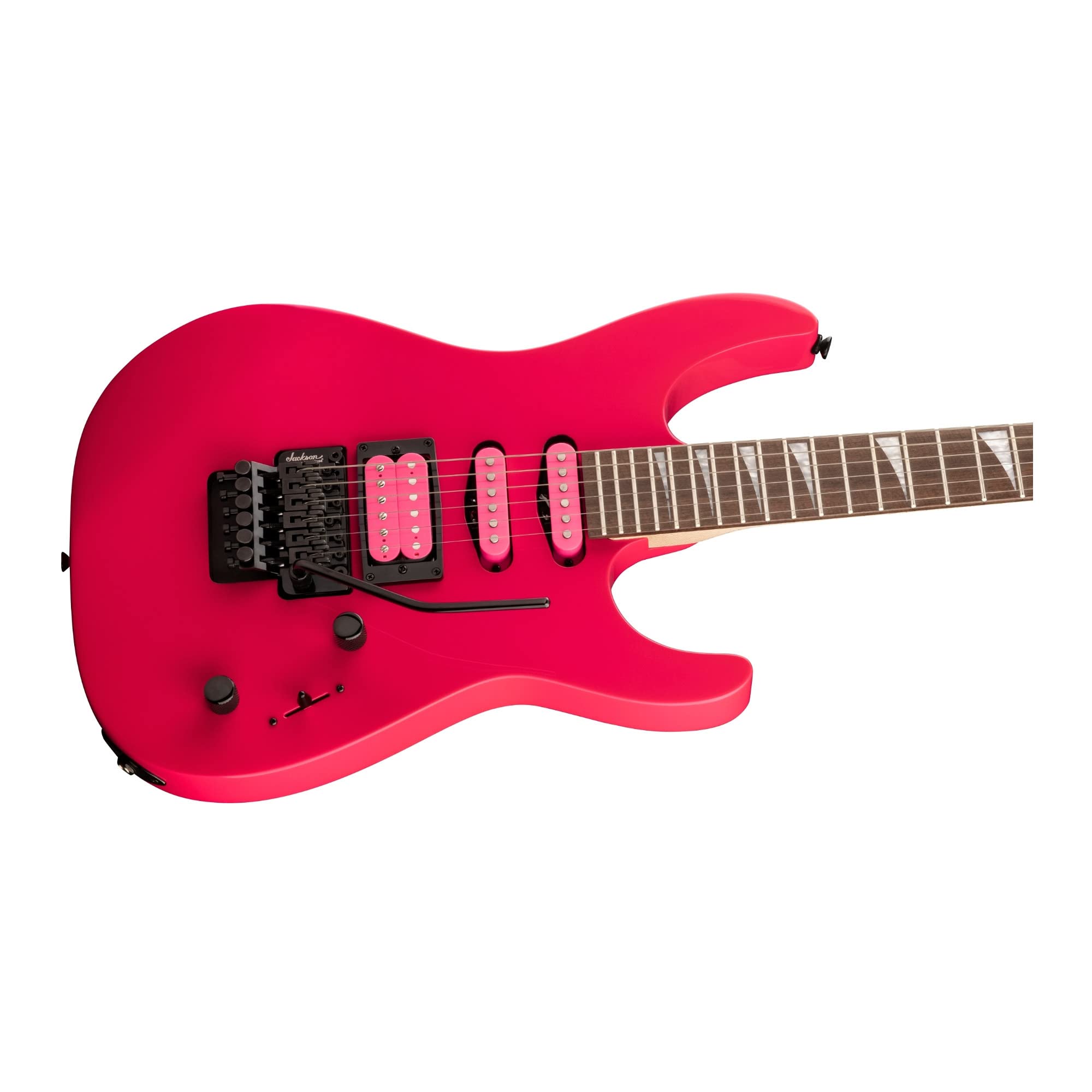 Jackson X Series Dinky DK3XR HSS Electric Guitar - Neon Pink