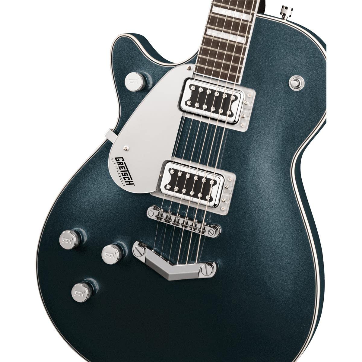 Gretsch G5220LH Electromatic Jet BT Single-Cut Electric Guitar with V-Stoptail, Laurel Fingerboard (Left-Handed, Jade Grey Metallic)