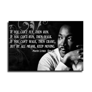 BUUTUUCE Martin Luther King Quotes · Great Quotes Poster Decorative Painting Canvas Wall Art Living Room Posters Bedroom Painting 24x36inch(60x90cm)