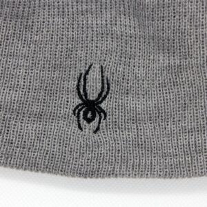 Spyder Wool Blend Beanies Hat for Men & Women | Two Packs with Inner Fleece Lined Headband | Black and Grey | One Size Fit Most