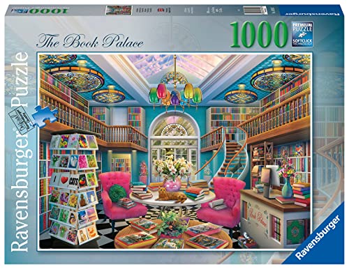 Ravensburger The Book Palace - 1000 Piece Jigsaw Puzzle | Unique and Softclick Technology | Vibrant, Glare-Free Imagery | FSC-Certified Materials