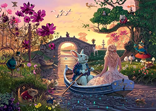 Ravensburger Enchanted Lands Jigsaw Puzzle - 1000-Piece | Unique Softclick Technology | Vibrant, Glare-Free Pieces | FSC Certified | Ideal for Ages 14 and Up