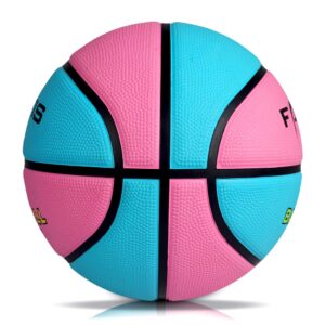 FAKOFIS Kids Basketball Size 5(27.5"),Rubber Basketballs for Youth(Boys & Girls) Play Games Indoor Backyard,Outdoor Park,Beach & Pool