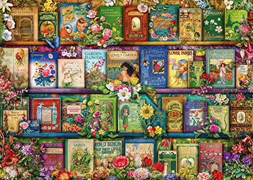 Ravensburger Aimee Stewart Vintage Summer Garden 1000 Piece Jigsaw Puzzle for Adults & Kids Age 12 Years Up, Black