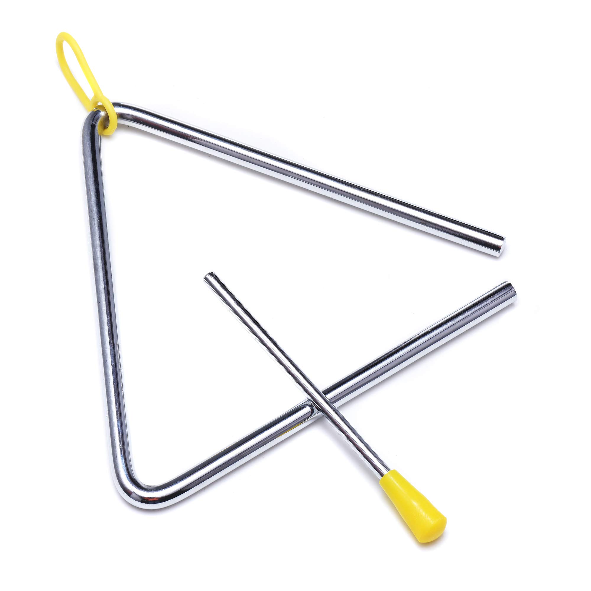 Triangle Instrument 3 Packs 6 7 8 Inch Percussion Instrument Set Hand Percussion Triangles with Striker