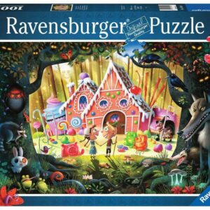 Ravensburger Hansel and Gretel Beware! 1000 Piece Jigsaw Puzzle for Adults and Kids | Unique Softclick Technology | Vibrant and Glare-Free | Sustainable Forestry Practices