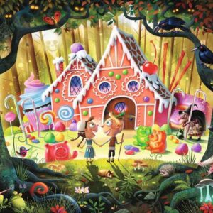 Ravensburger Hansel and Gretel Beware! 1000 Piece Jigsaw Puzzle for Adults and Kids | Unique Softclick Technology | Vibrant and Glare-Free | Sustainable Forestry Practices