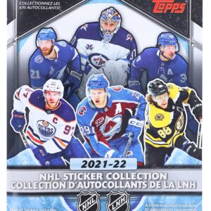 2021/22 Topps NHL Hockey Sticker Collection Album (includes 10 starter stickers)