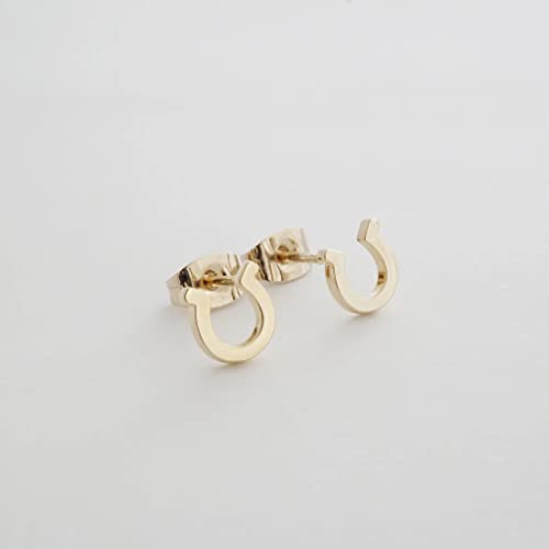 HONEYCAT Tiny Horseshoe Studs in Gold, Rose Gold, or Silver | Minimalist, Delicate Jewelry Gold