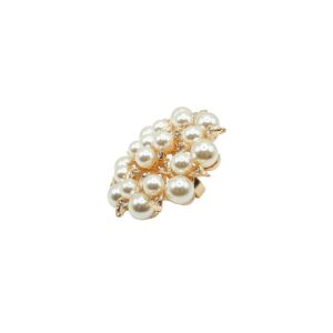 VQ Boho Elegant Faux Pearl Big Adjustable Women Ring Gold Color Vintage Finger Knuckle Girl Jewelry 6x2.5cm